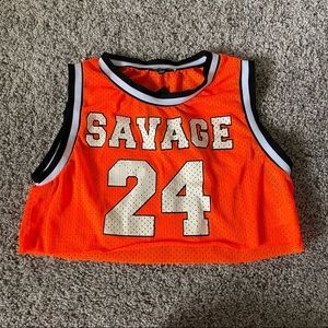 Savage Jersey Crop Top